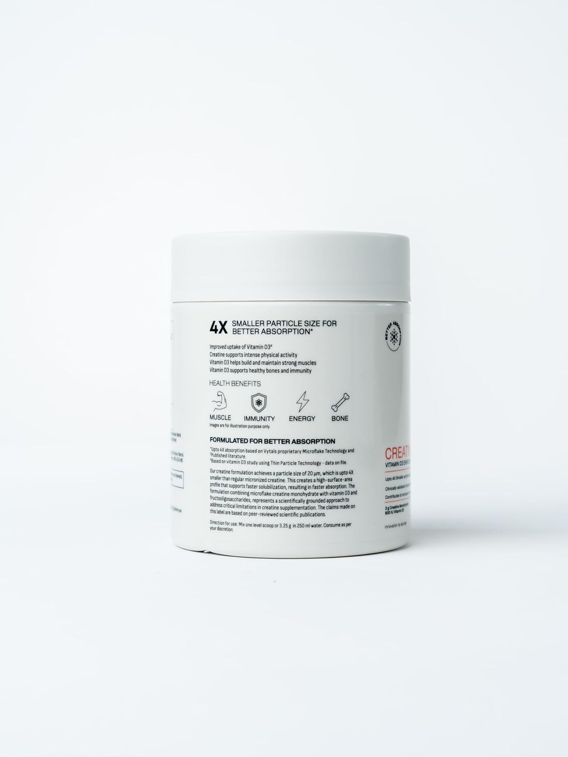 Creatine Vitamin D3 Enriched