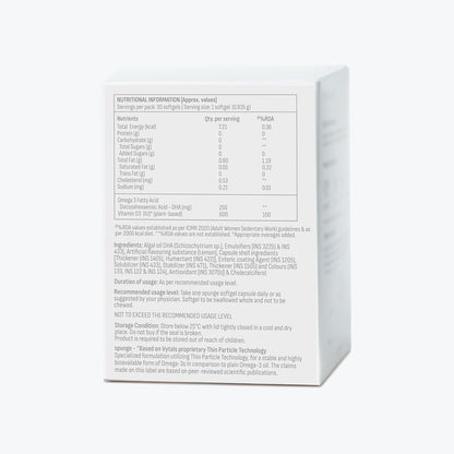 Veg Omega Algal Oil Vitamin D3 Enriched