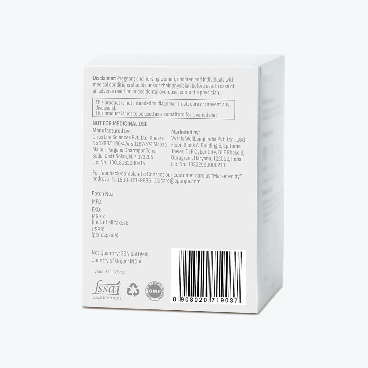 Veg Omega Algal Oil Vitamin D3 Enriched