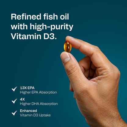 Omega 3 Fish Oil Vitamin D3 Enriched