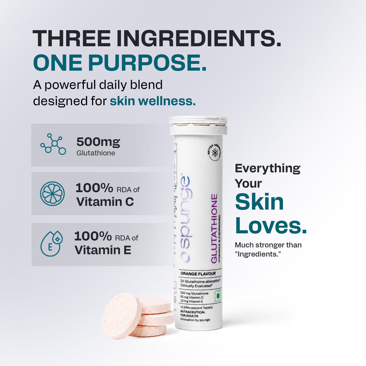 Glutathione Vitamin E & C Enriched